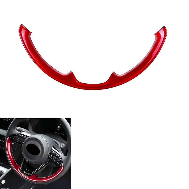for Sienta Aqua Yaris 2022 2023 Car Steering Wheel Panel Cover Trim Frame Sticker Accessories C