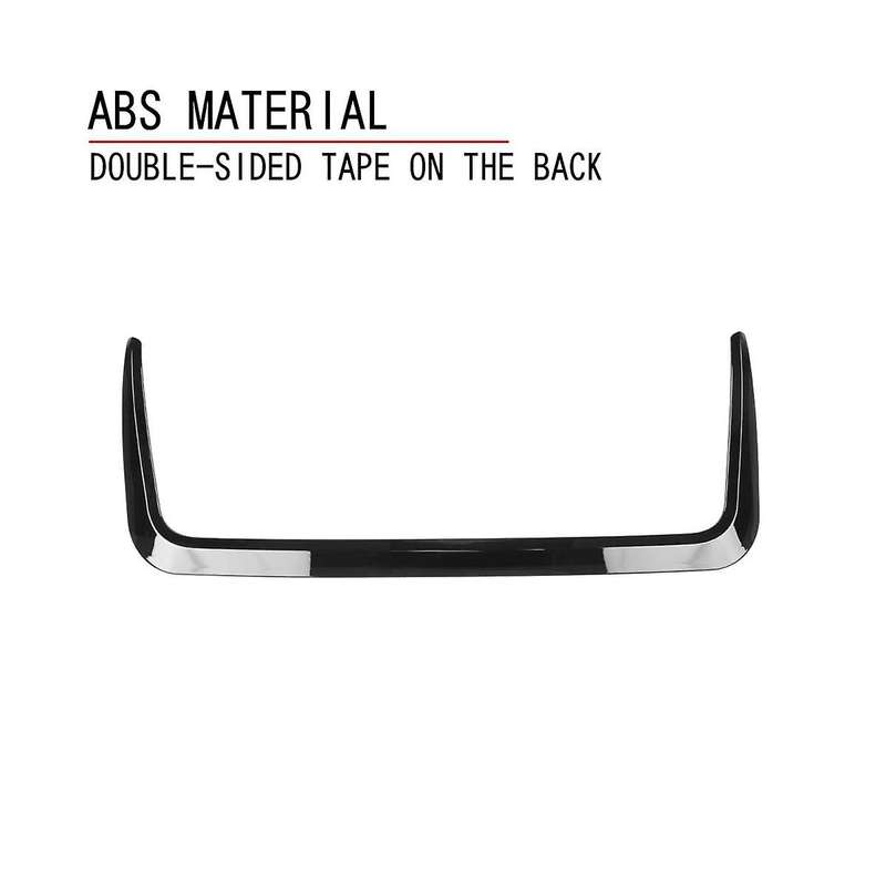 for Sienta 10 Series 2022 2023 Exterior Abs Gloss Black Rear Door Trunk Strip Moulding Trims Cover