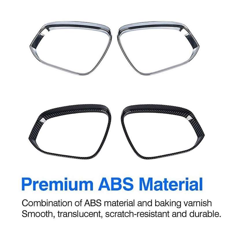 for Sienna XL40 2021 2022 Carbon Fibre Car Rearview Mirror Rain Eyebrow Cover Trim Decorative Frame