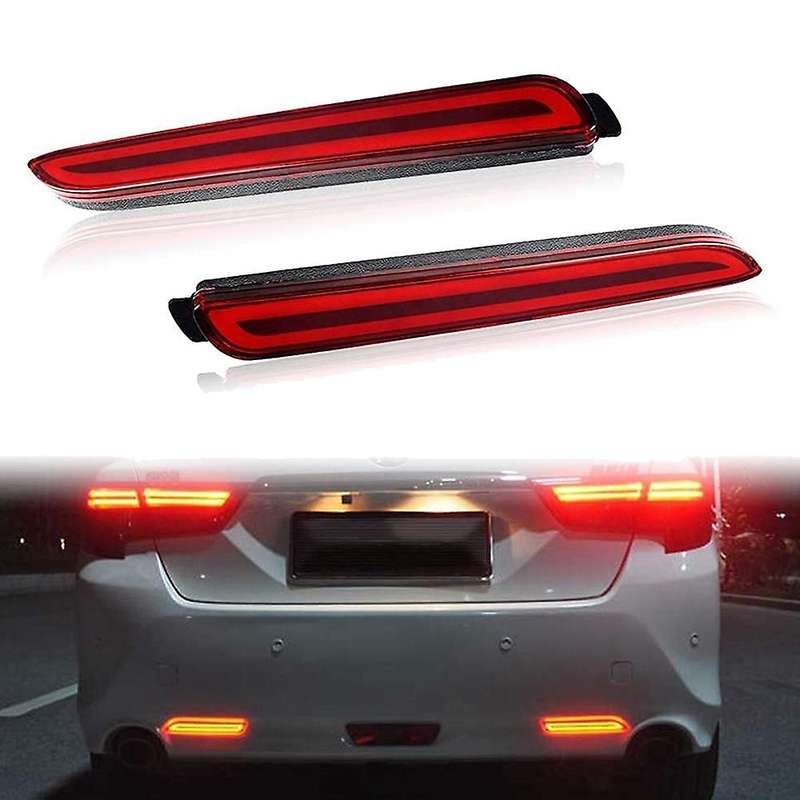 for Sienna Wish Fortuner LED Rear Bumper Fog Light Turn Signal Tail Brake Light Reflector Lamp