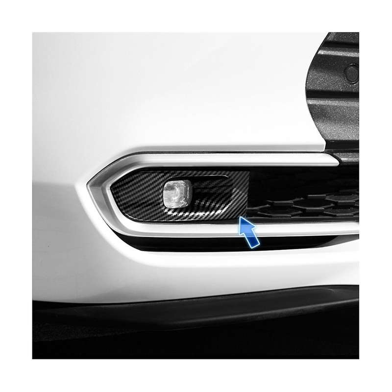 for Sienna 2021 2022 Car Front and Rear Fog Light Lamp Cover Trim Sticker Molding Accessories ,abs
