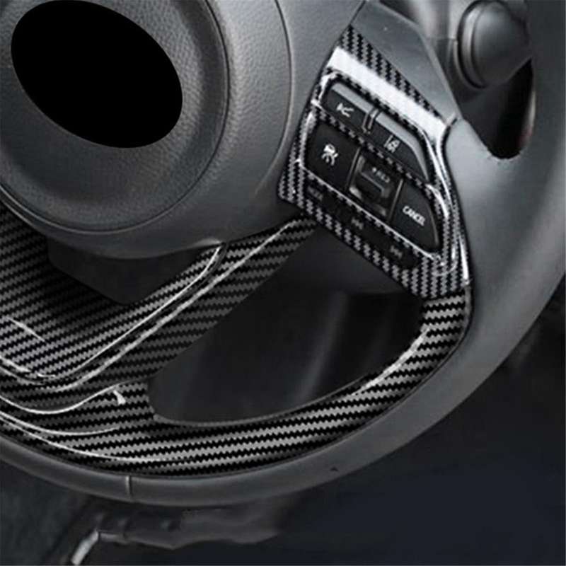 for Sienta Aqua Yaris 2022 2023 Car Steering Wheel Panel Cover Trim Frame Sticker Accessories A