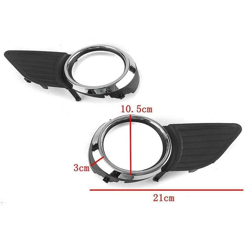 for Sienna XLE 2011-2015 Front Fog Light Lamp Frame Cover Trim Driver Side 5212808030 52040-08010 TO
