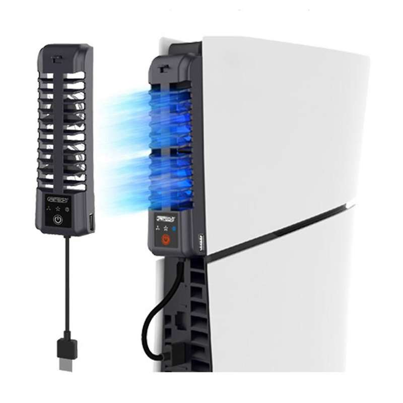 for Slim Console Rear Cooling Blu-Ray Fan Thermal Cooling Fan with 3 Speed Multi-Functional Convenie
