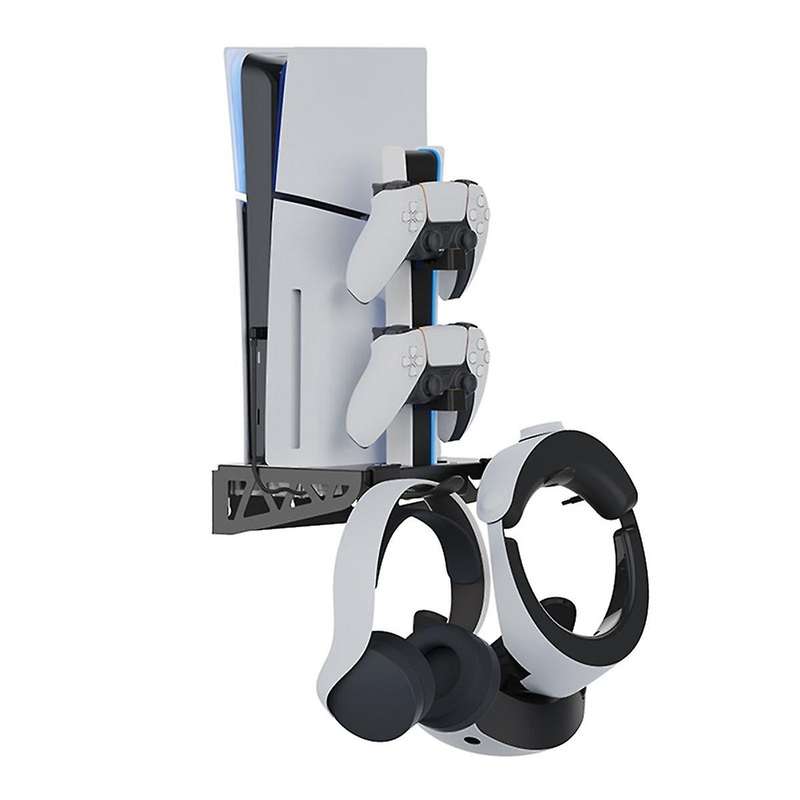 for Slim Console Wall Mount Cooling Fan Holder Gamepad Seat Charger Headset VR Helmet Multifunctiona
