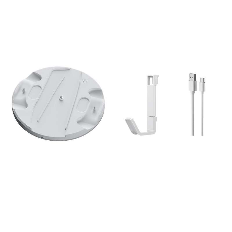for Slim Console Storage Dock with Rbg Light Handle Dock Charger + Hook Multifunctional Convenient C