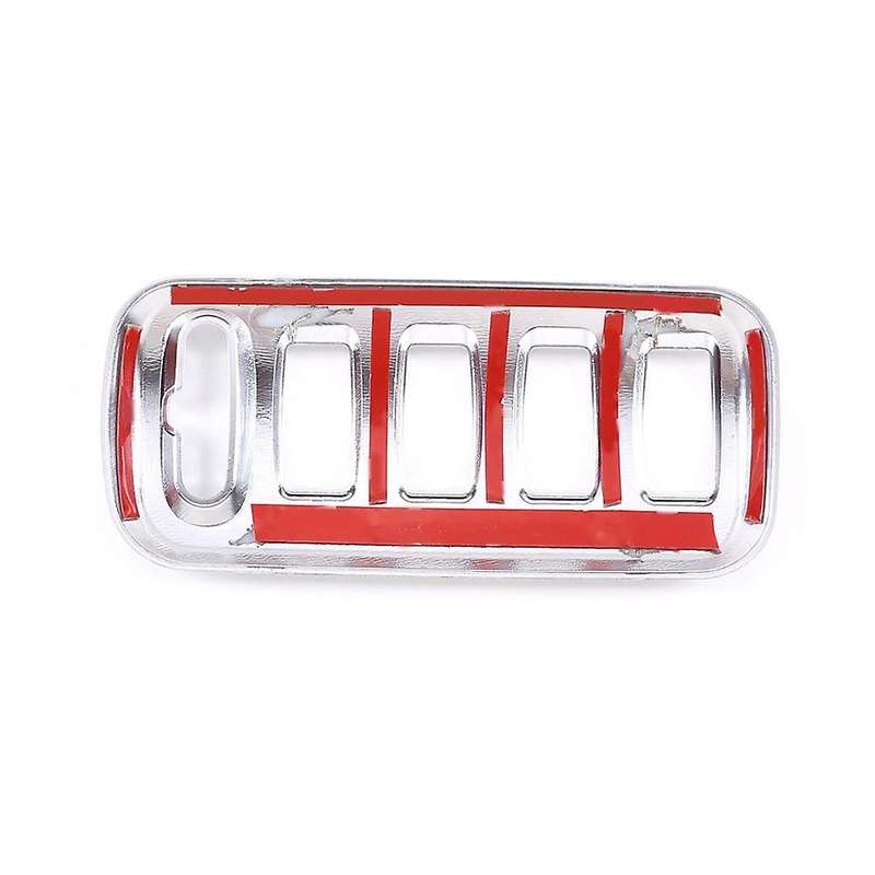 for Smart 453 2015-2020 Car Silver ABS Headlight Switch Cover Trim Interior Car Accessories