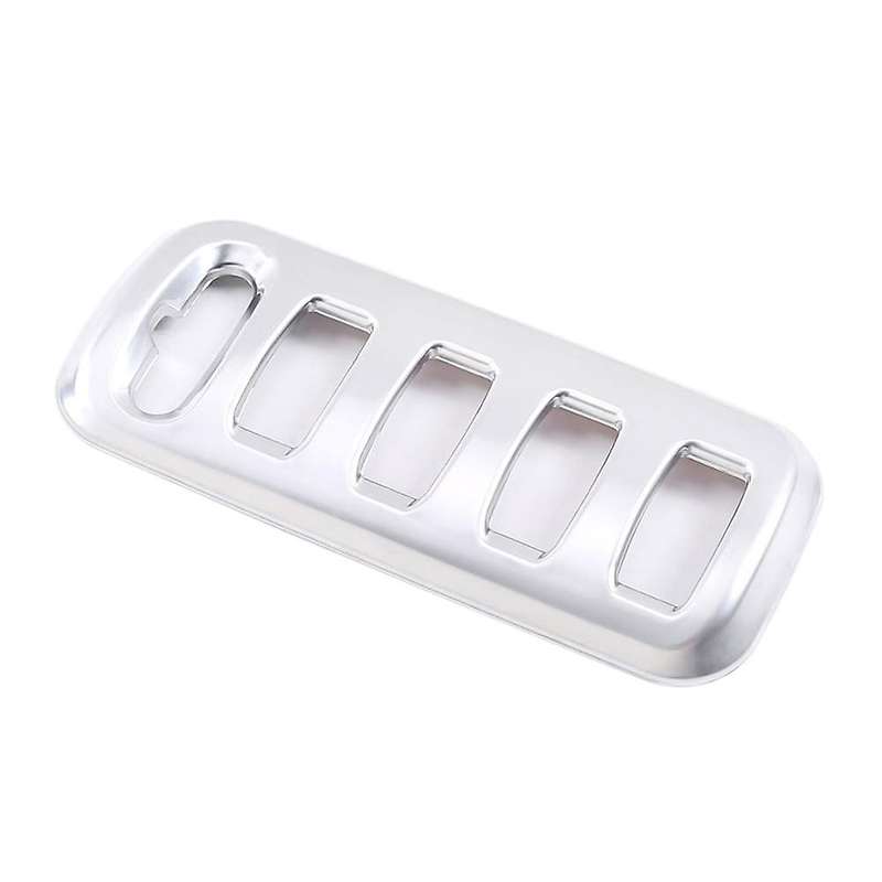 for Smart 453 2015-2020 Car Silver ABS Headlight Switch Cover Trim Interior Car Accessories