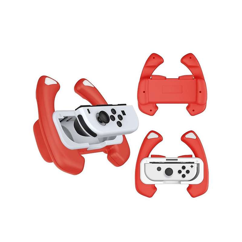 for Small Handle Cartoon Game Steering Wheel Switch Left and Right Handle 2pcs/set Steering Wheel Gr