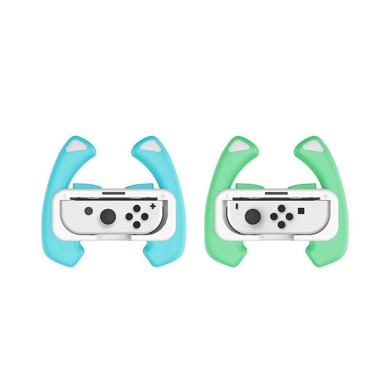 for Small Handle Cartoon Game Steering Wheel Switch Left and Right Handle 2pcs/set Steering Wheel Gr