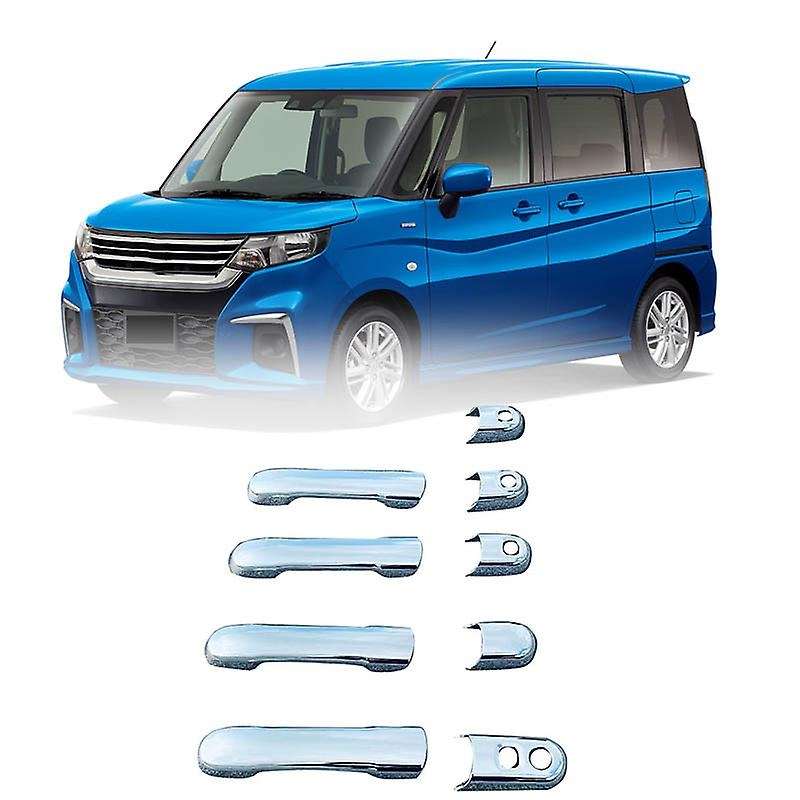 for Solio MA27S/MA37S 2020 2021 Car Door Handle Protection Cover Trim Frame Decoration Sticker B