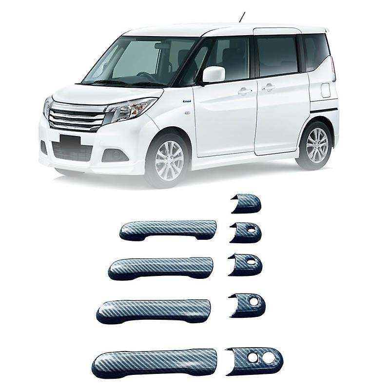for Solio MA27S/MA37S 2020 2021 Car Door Handle Protection Cover Trim Frame Decoration Sticker A