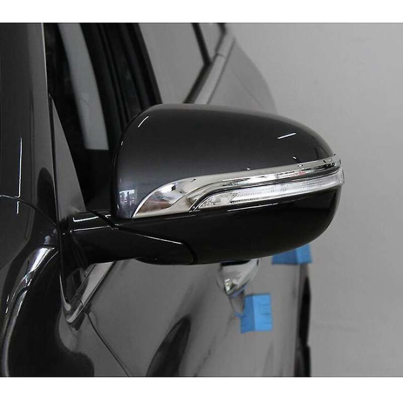 for Sorento 2015-2018 Car Rear View Mirror Decoration Strips Trim Cover Styling Garnish Stickers ABS