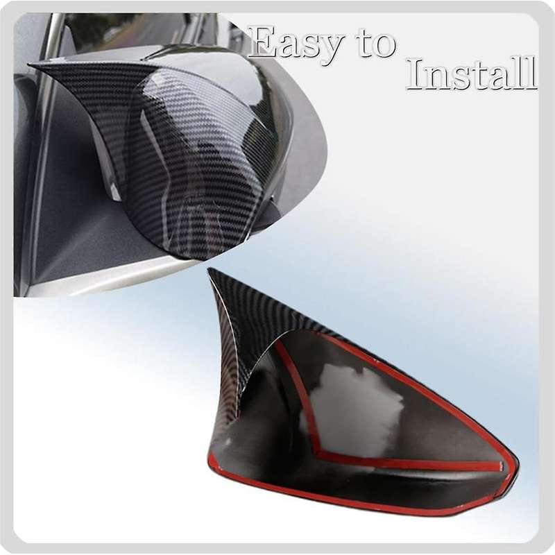 for Sorento 2016-2019 Car Rearview Side Mirror Cover Wing Cap Exterior Door Rear View Case Trim ,Ca