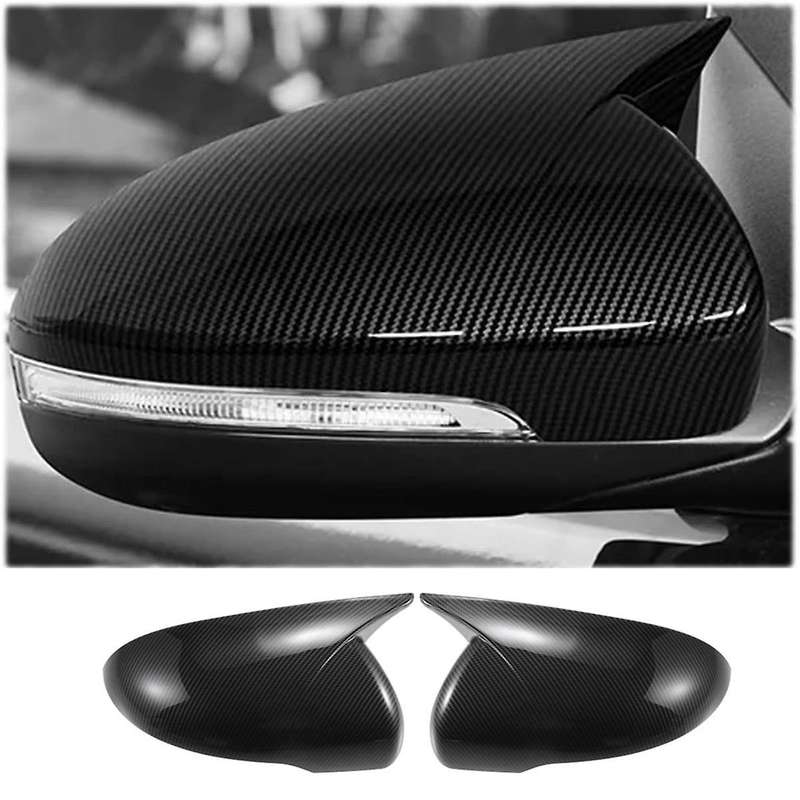 for Sorento 2016-2019 Car Rearview Side Mirror Cover Wing Cap Exterior Door Rear View Case Trim ,Ca