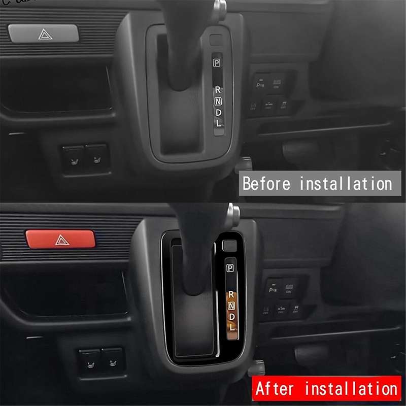 for SPACIA 2017-2022 RHD Car Interior Accessories Console Gear Shift Panel Frame Cover Trim -B