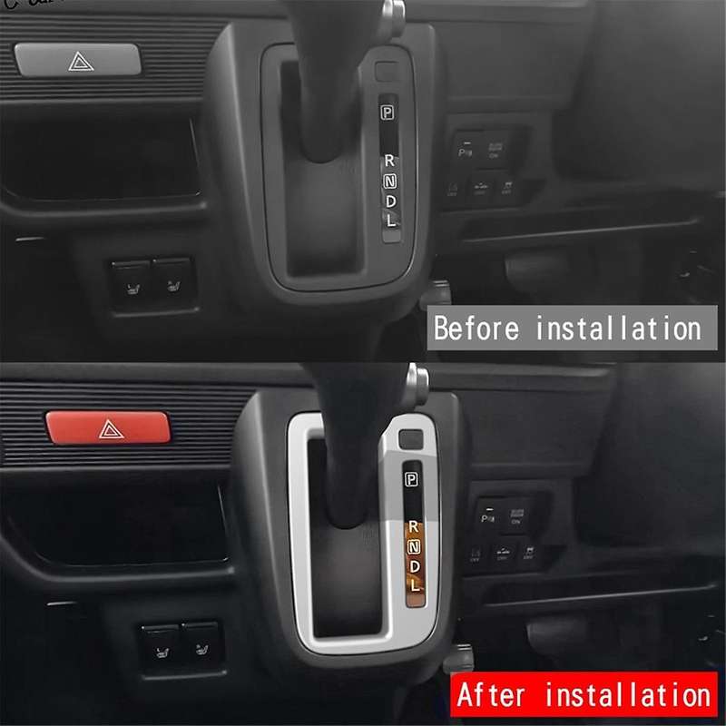 for SPACIA 2017-2022 RHD Car Interior Accessories Console Gear Shift Panel Frame Cover Trim -A