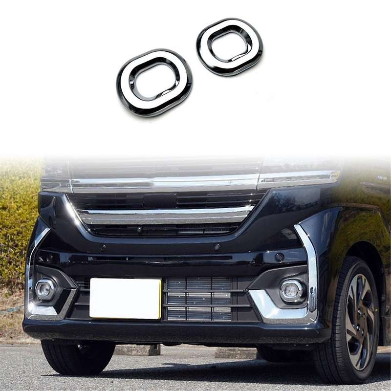 for Spacia Custom MK54S MK94S 2024 Car Front Fog Lamp Light Cover Trim Head Light Lamp Cover Accesso