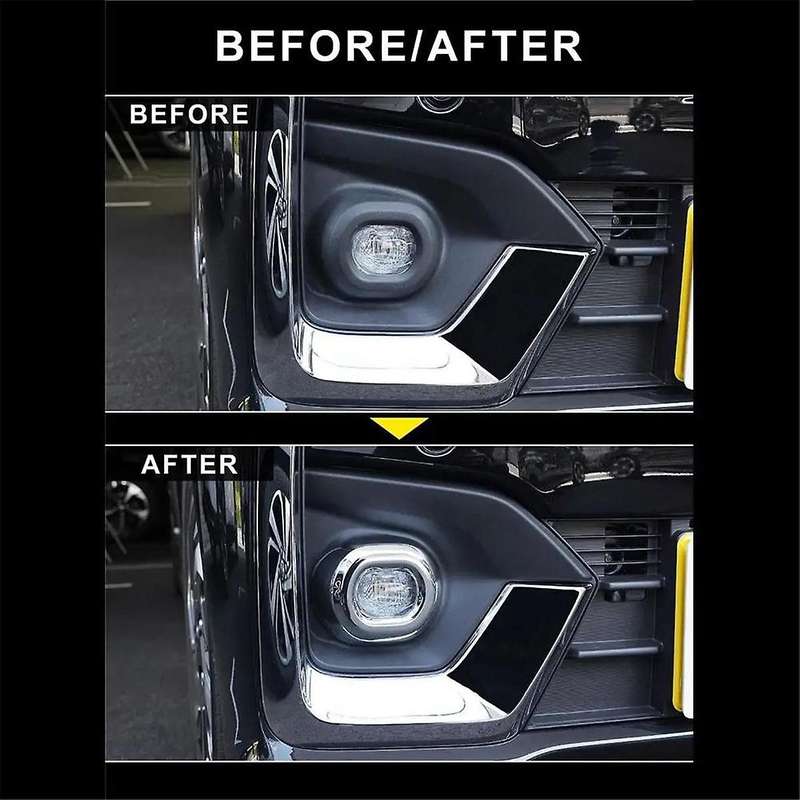 for Spacia Custom MK54S MK94S 2024 Car Front Fog Lamp Light Cover Trim Head Light Lamp Cover Accesso