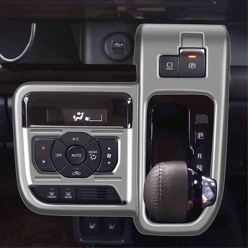 for Spacia/Spacia Custom MK54S MK94S 2024 RHD Center Control Gear Panel Cover Trim Sticker Accessori