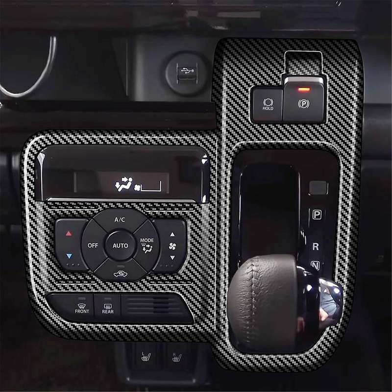 for Spacia/Spacia Custom MK54S MK94S 2024 RHD Center Control Gear Panel Cover Trim Sticker Accessori