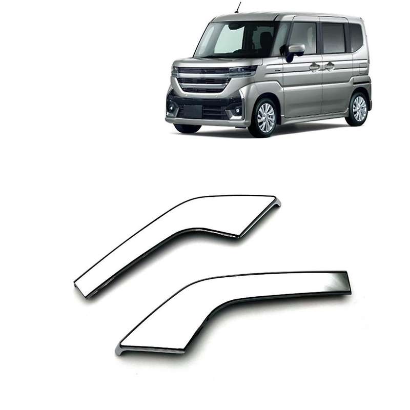 for Spacia Custom MK54S MK94S 2024 Front Bumper Fog Lamp Eyebrow Cover Decorative Trim Accessories