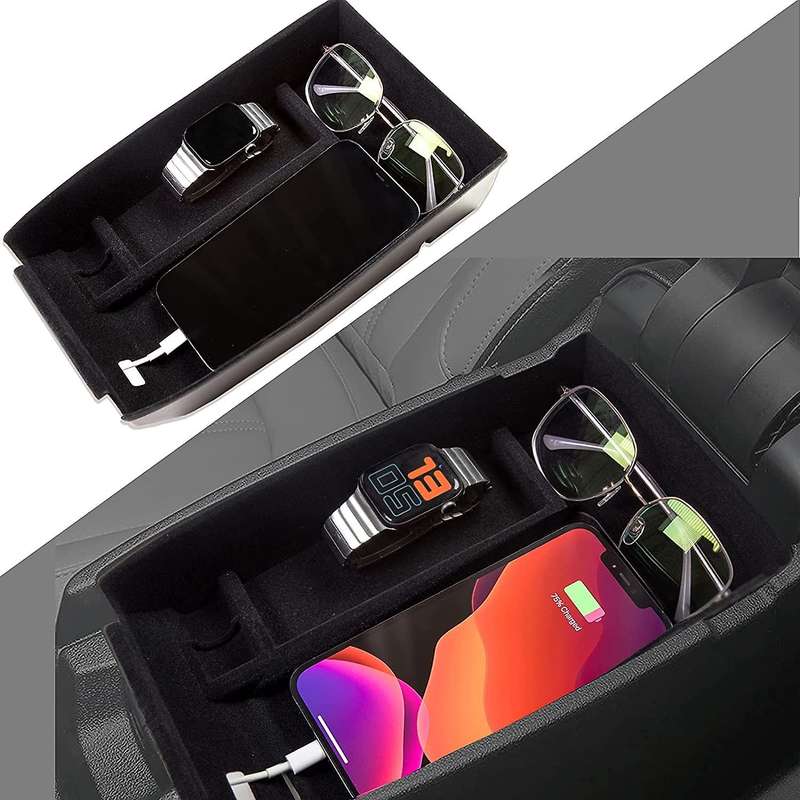 for Sport 2021 2022 Center Console Dashboard Organizer Armrest Storage Box Insert Tray Accessories,F