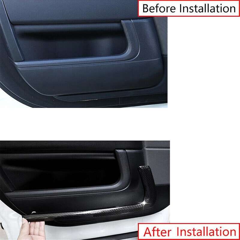 for Sport 2014-2022 Carbon Fiber Pattern Inner Door Strip Cover Trim