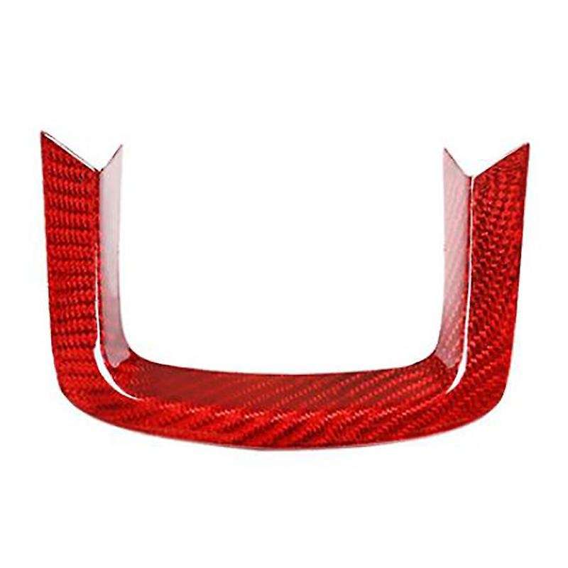 for Sport 2014-2017 Real Carbon Fiber Car Steering Wheel Decoration Cover Trim Frame Stickers Access