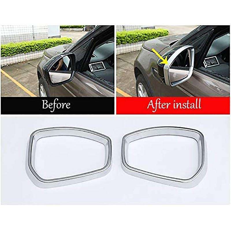 for Sport 4 2012-2018 Car Silver Rearview Mirror Frame Side Mirror Cover Trim
