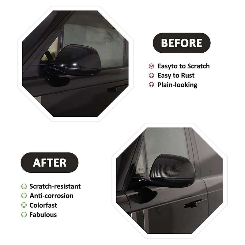 for Sport L460 2023 Car Side Rearview Mirror Cover Cap Trim Accessories (carbon Fiber)