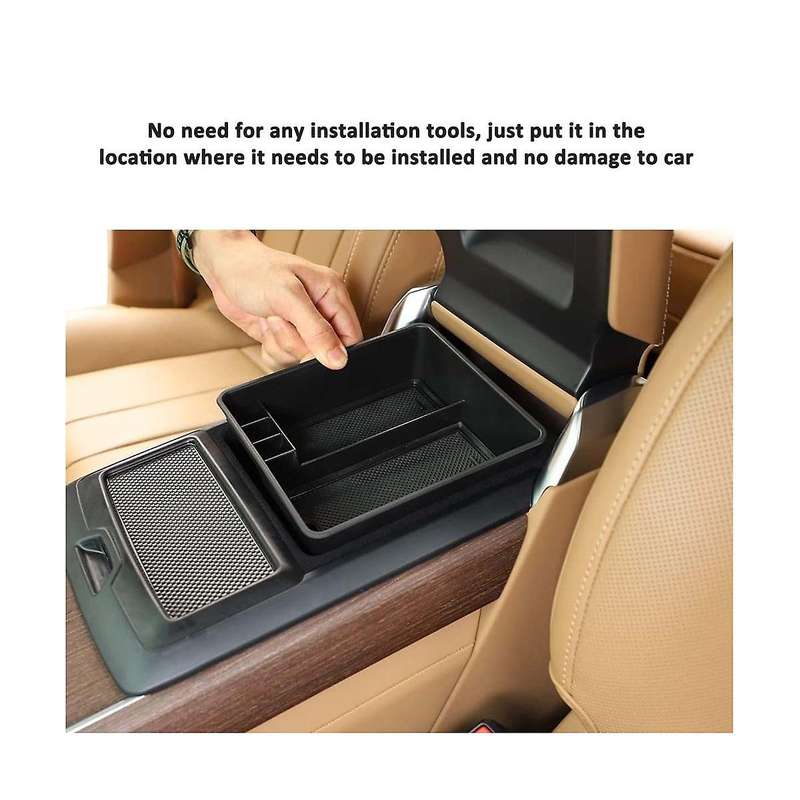 for Sport/ 2023 Center Console Armrest Storage Box Organizer Tray - No Refrigerator Version