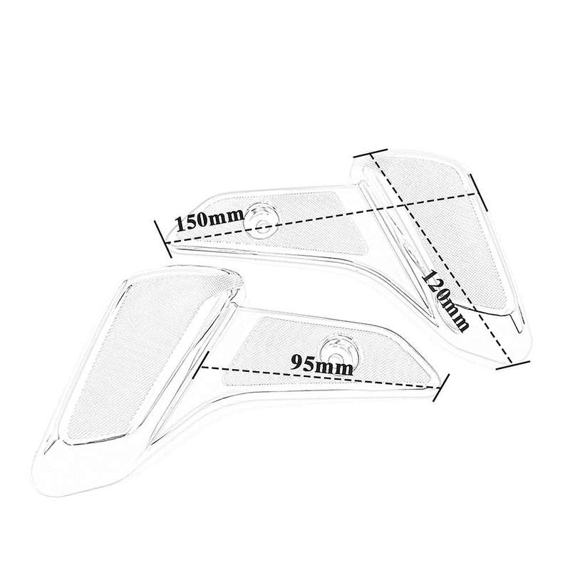 for Sprint 50 125 150 Scooter Rear Passenger Foot Step Pad Pedals Cover Motorcycle Accessories