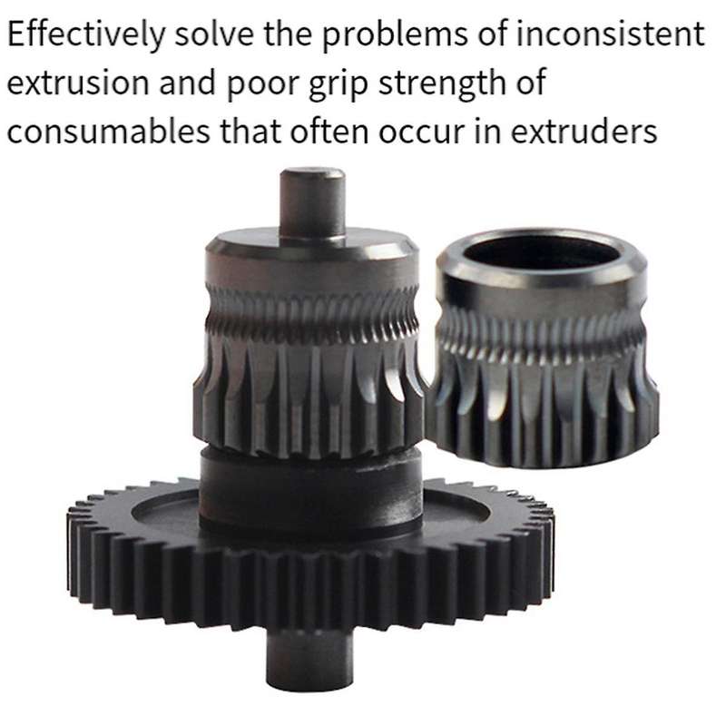 for Sprite Extruder Gear Nano-Coating and POM Mold Steel Gears Integrated Shaft Designed 3D Printer
