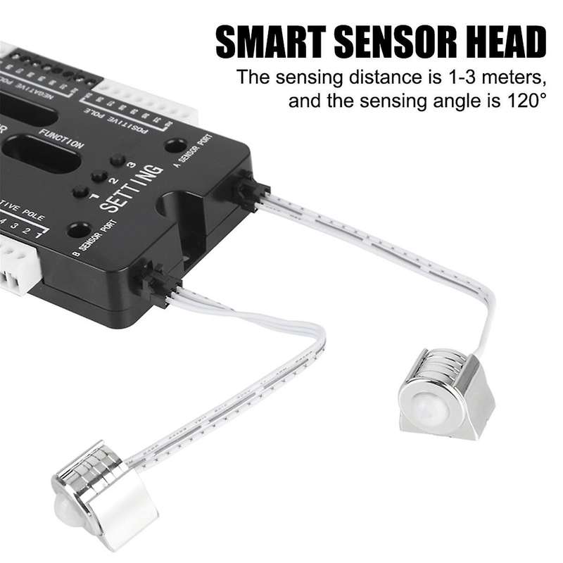 for Stairs Flexible Strip Indoor LED Motion Sensor 32 Channels Adjustable Brightness DC 12V 24V Sta