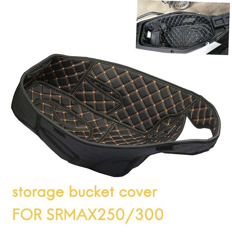 for SRMAX250 SRMAX300 Trunk Liner Protector Motorcycle Seat Bucket Mat Storage Box Mat