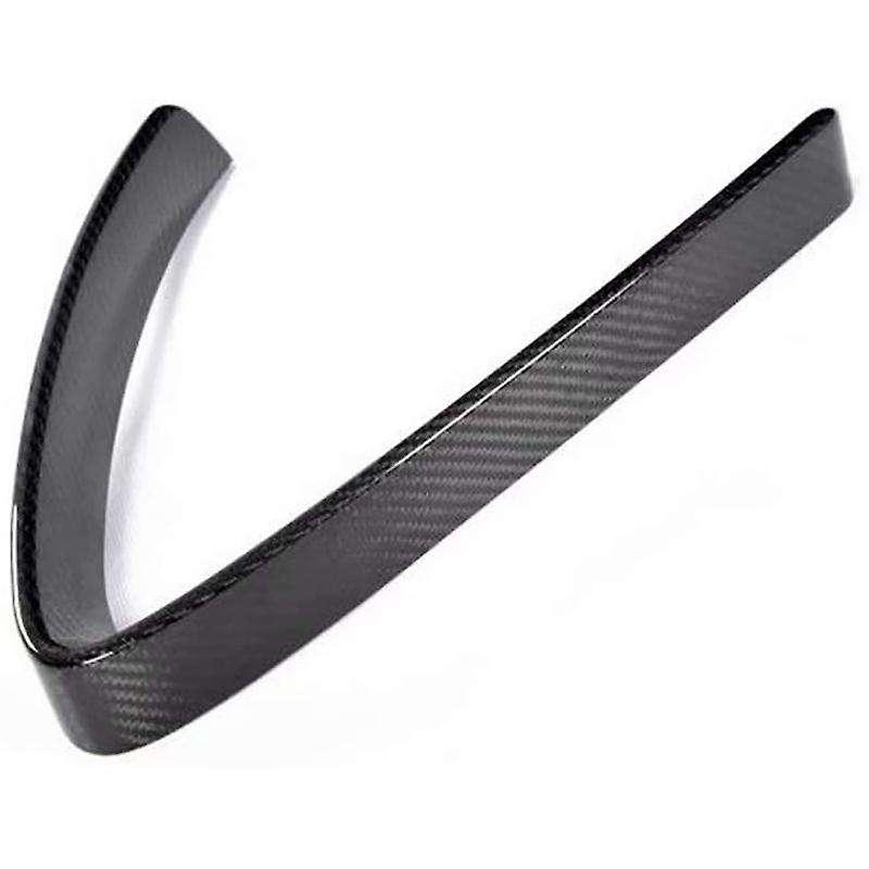 for Stelvio 2017-2019 Car Carbon Fiber Front Bumper Air Grilles V Frame Cover Trim Sticker Accessori