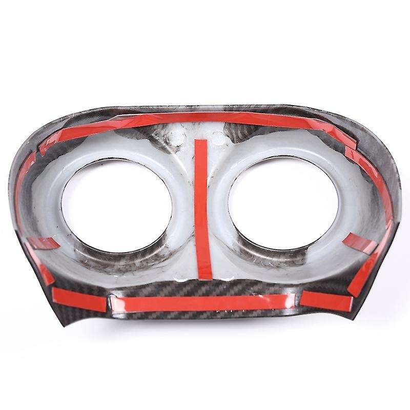 for Stelvio 2017 2018 Carbon Fiber Style ABS Rear Row Air Conditioning Vent Cover Frame Trim