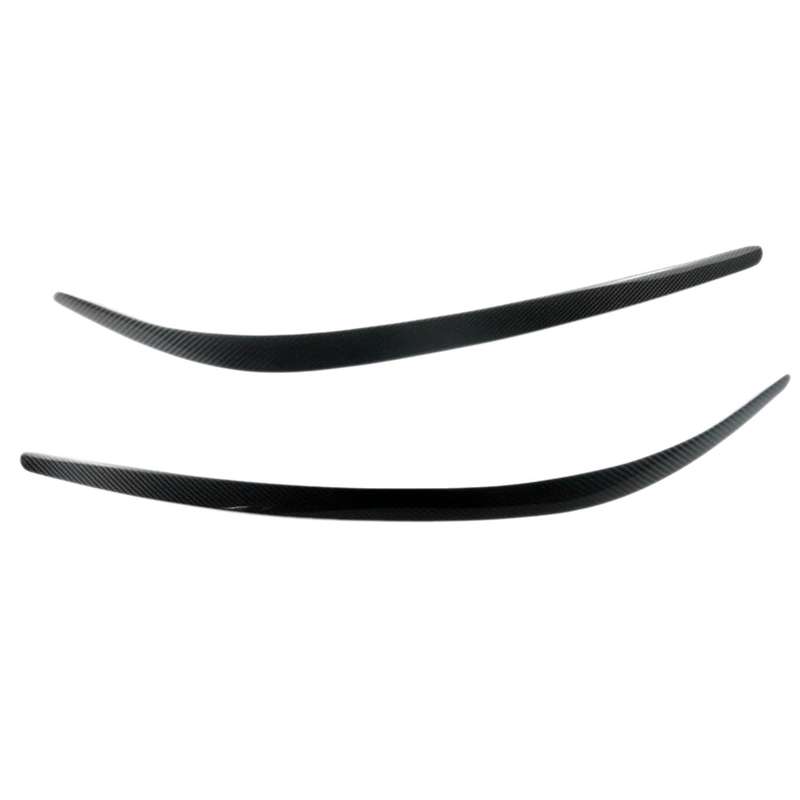 for Stelvio 2017-2020 Carbon Fiber Headlights Eyebrow Lamp Eyelid Cover Sticker Trim Refitting