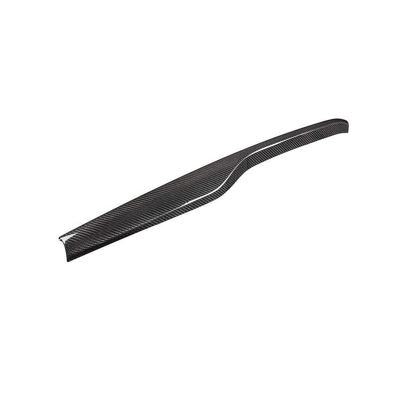 for Stelvio 2017-2020 Car Dashboard Cover Trim Decoration Central Control Strip Trim Stickers ,black