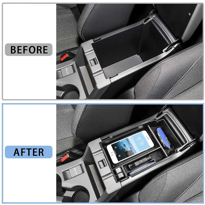 for Subaru Crosstrek Center Console Armrest Storage Box Insert Tray Organizer Interior Accessories