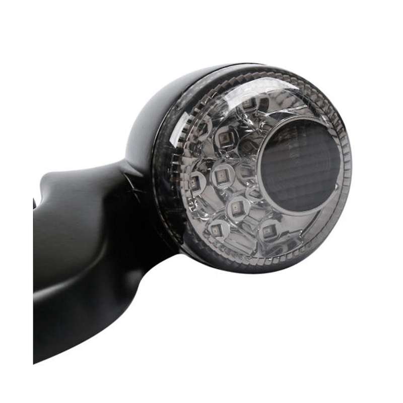 for Street Big Glide 10-21 Retrofit Rear Turn Signal Brake Light with Bracket Led Tail Light Plated