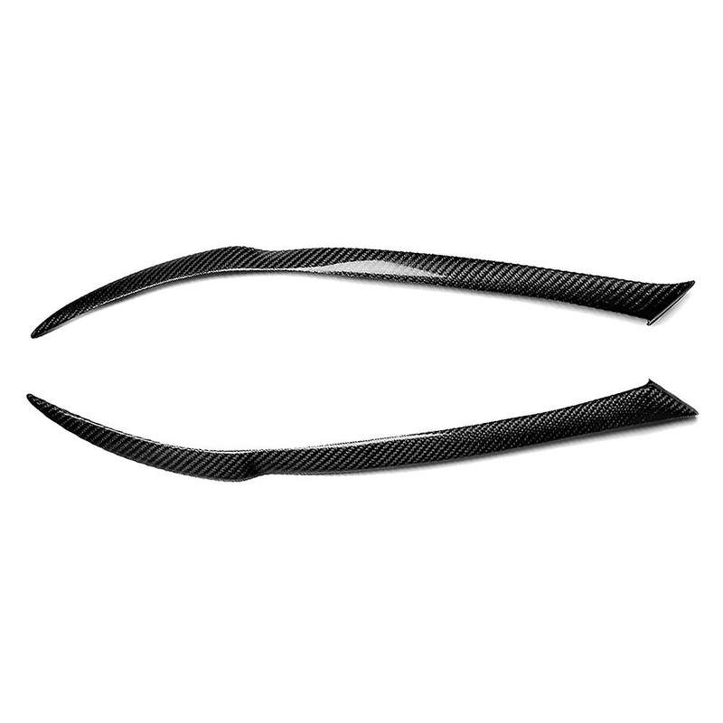 for Stream 2006-2008 Carbon Fiber Headlights Eyebrows Eyelids Cover Eyelash Head Light Lamp Stickers