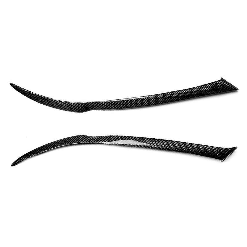 for Stream 2006-2008 Carbon Fiber Headlights Eyebrows Eyelids Cover Eyelash Head Light Lamp Stickers