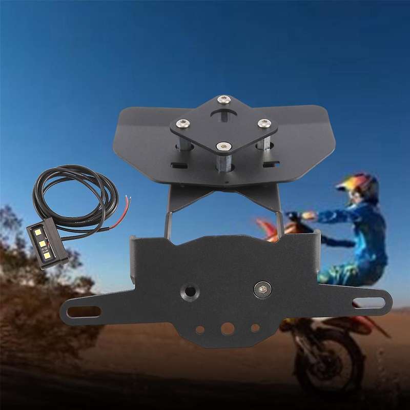 for SU Katana GSX-S1000 19-21 Modified Motorcycle License Plate Holder Short Tail Multifunctional Ut