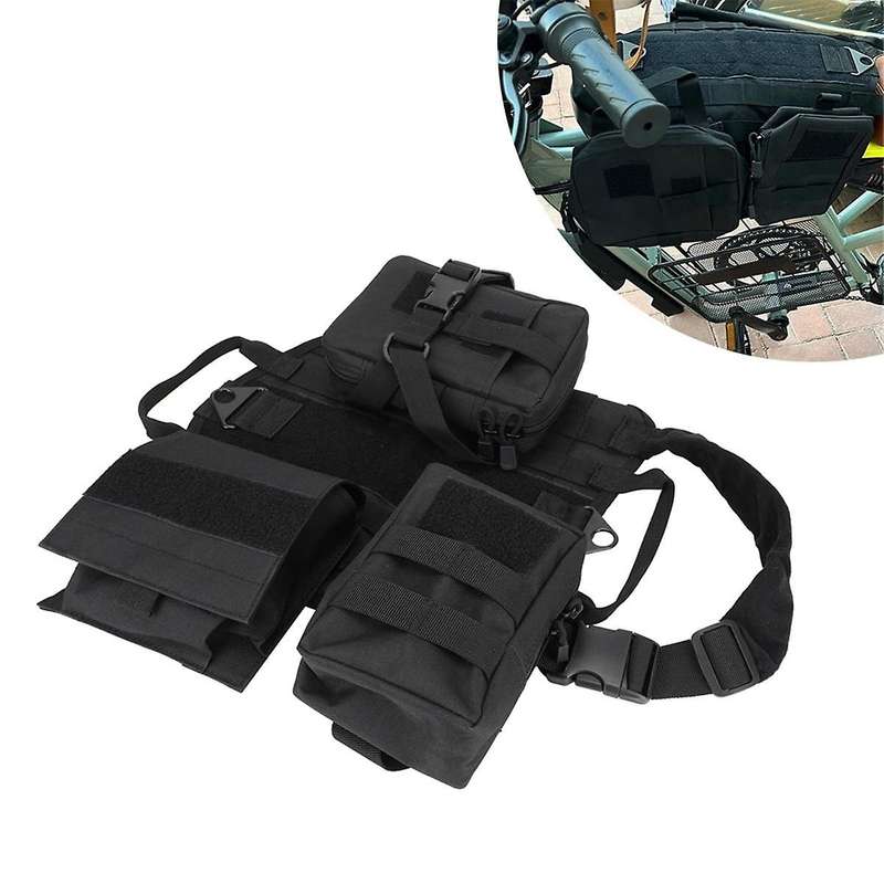 for Super 73 S1/s2/r/z Battery Frame Bag, Multiple Pockets Multifunctional Tool Storage Bag Motorcyc