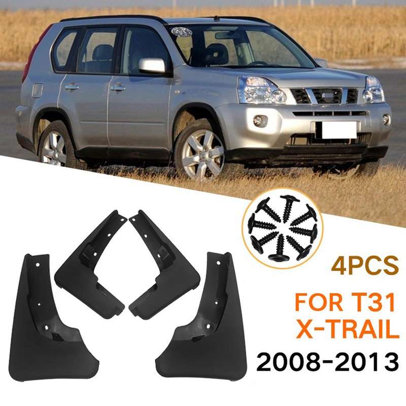 for T31 2008-2013 Mud Flaps Splash Guards Mud Flap Mudguards Molded Car Mud Flaps