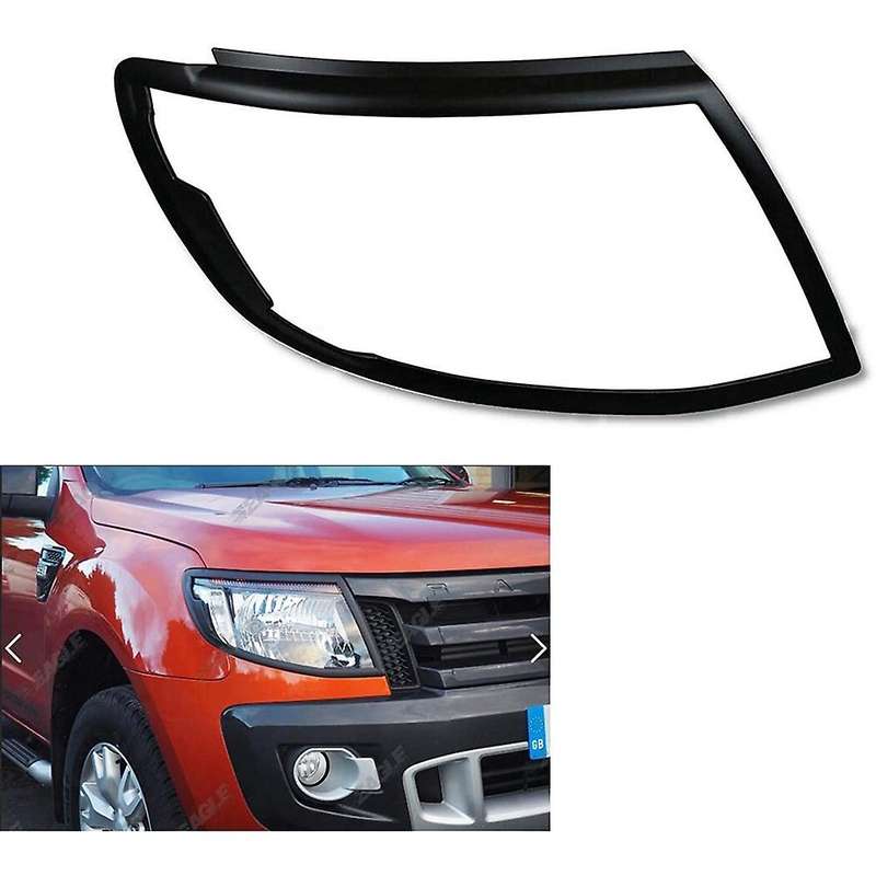 for T6 2012-2014 Car Front Headlight Frame Fog Light Protection Cover Trim Decorative Exterior Acces
