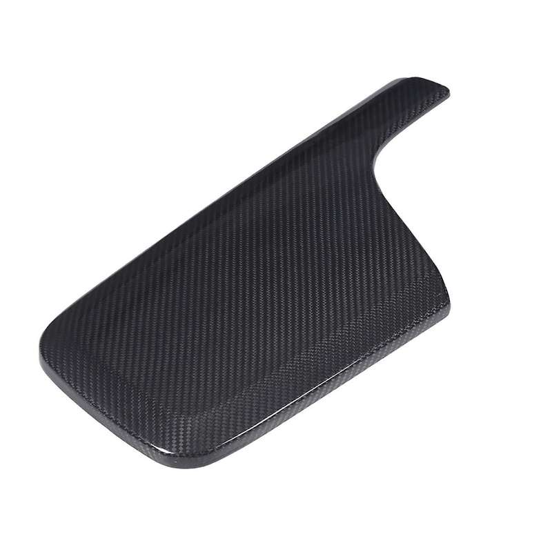 for Taycan 2019-2022 Dry Carbon Fiber Car Central Control Armrest Box Protective Cover Trim Accessor