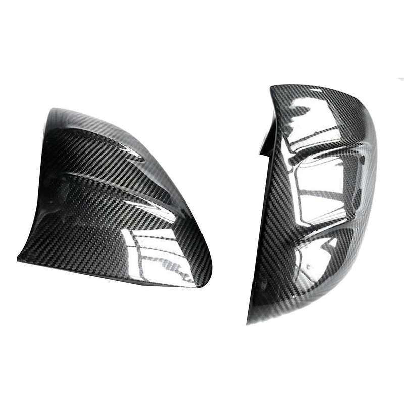 for Taycan 2019-2022 Real Carbon Fiber Side Rear View Mirror Cover Trim Side Wing Mirror Caps Car A